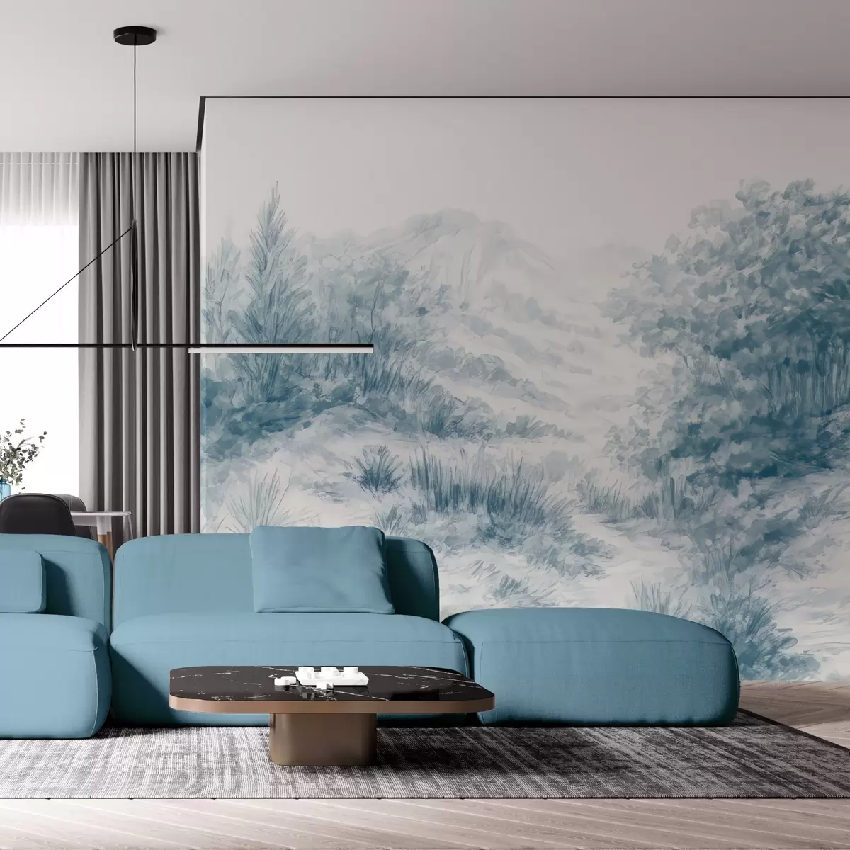 Murales de pared Contornos coloridos w04572 murales de pared Contornos coloridos w04572