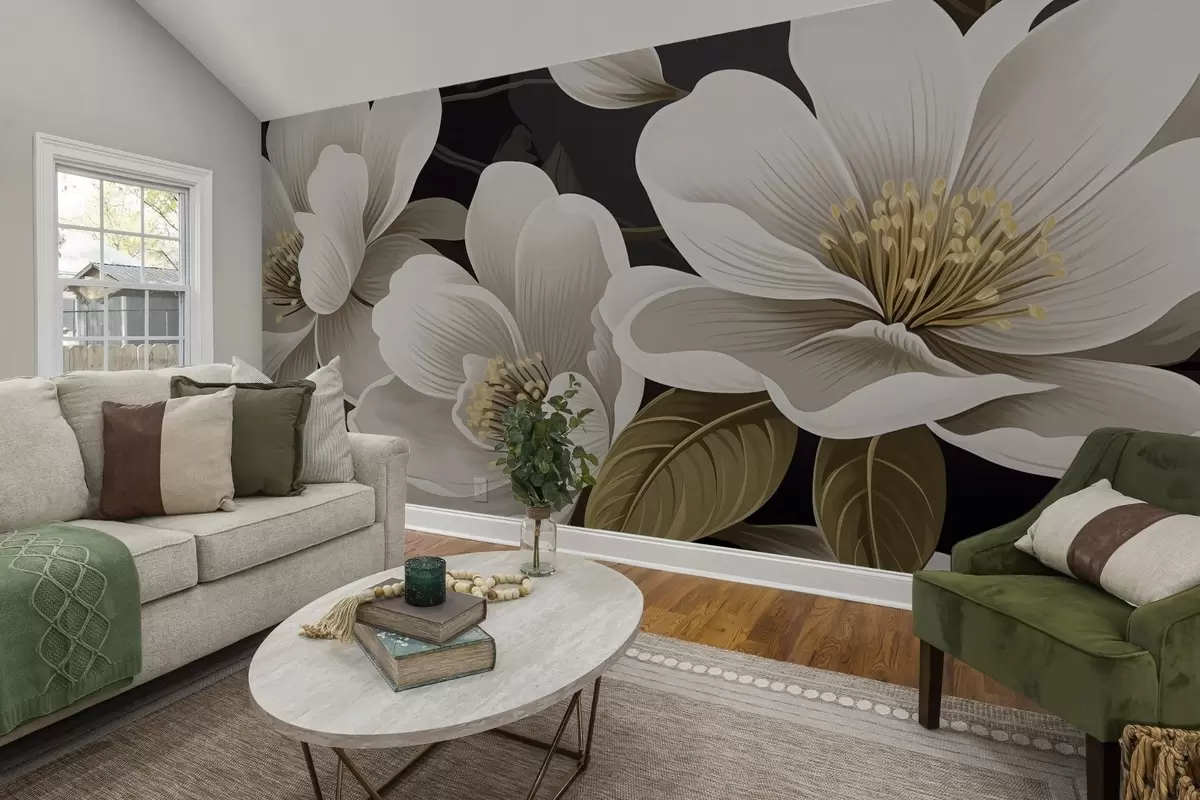 murales de pared Flores w04650