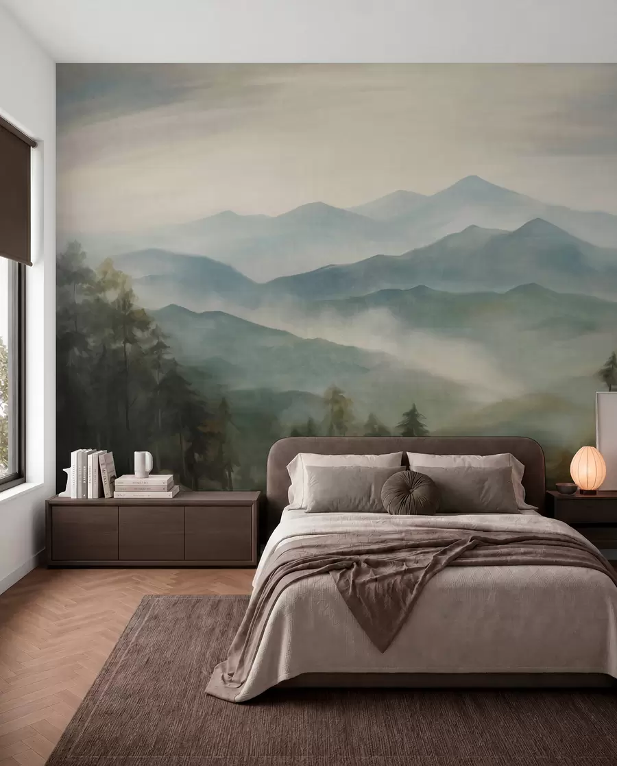 murales de pared Bruma del valle w09424