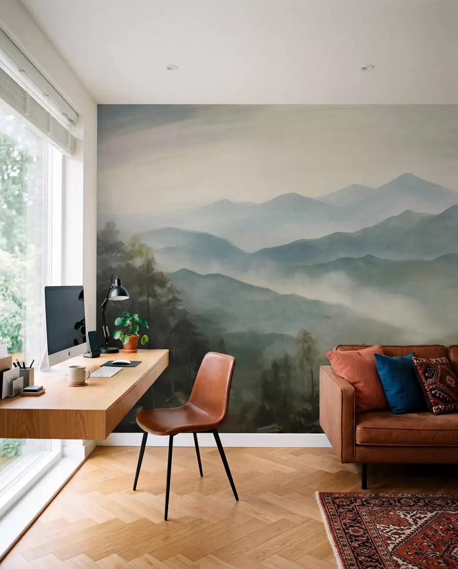 murales de pared Bruma del valle w09424