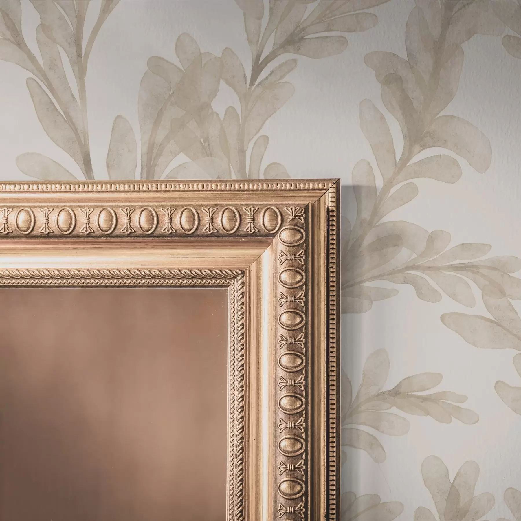 murales de pared Ramitas en color beige acuarela, suave motivo botánico a00617