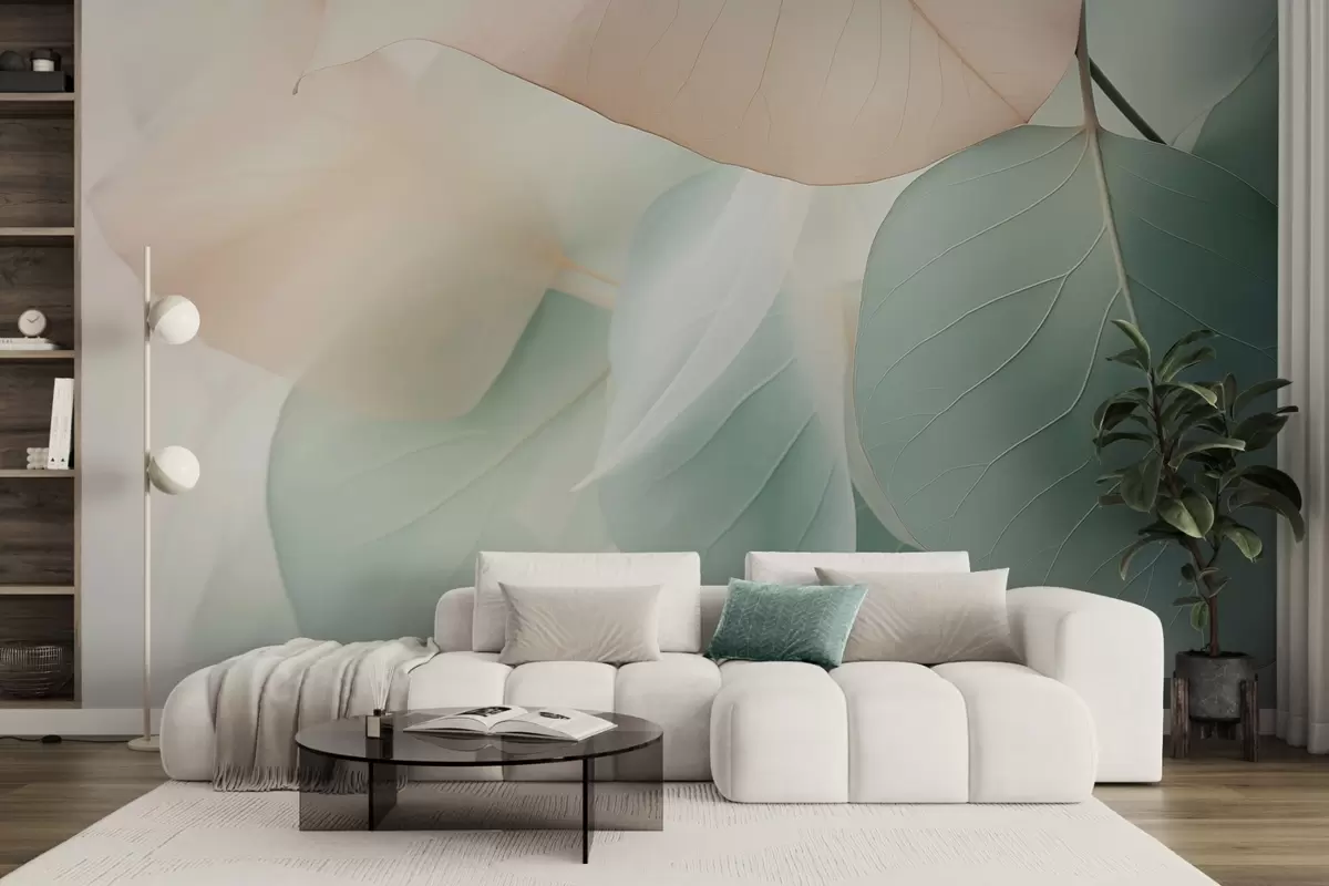 Murales de pared Hojas abstractas w04726 murales de pared Hojas abstractas w04726