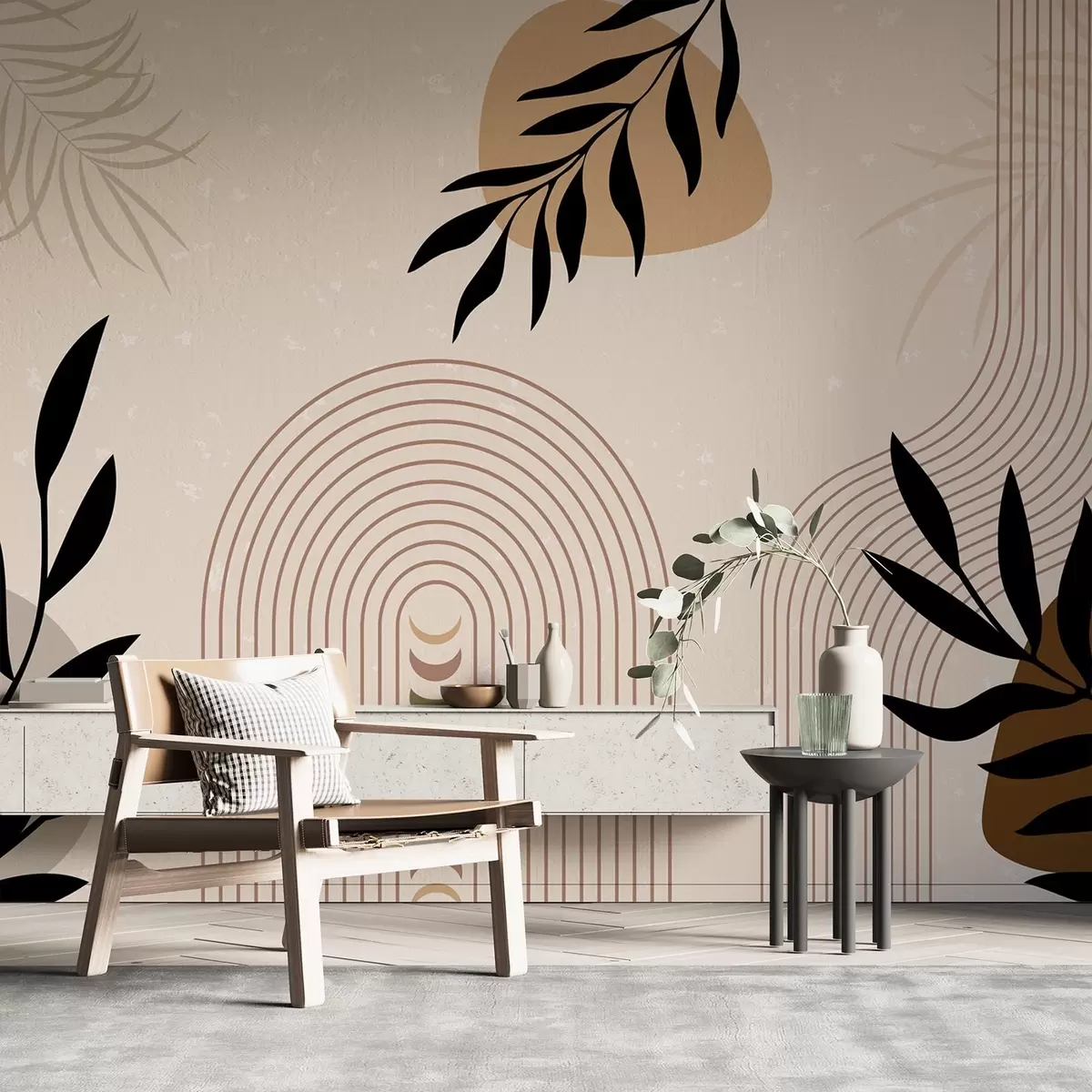 Murales de pared Resumen con plantas w04745 murales de pared Resumen con plantas w04745