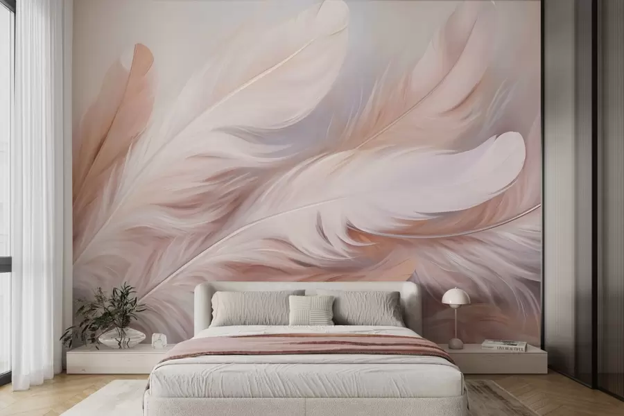 murales de pared Plumas w04775