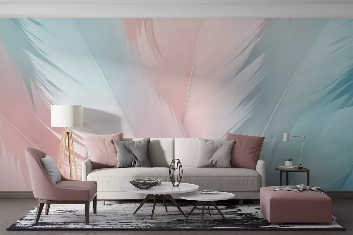 murales de pared Plumas w04808