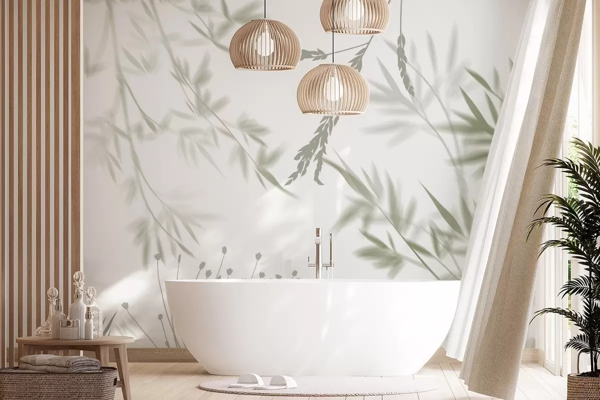 Murales de pared Siluetas de follaje w04850 murales de pared Siluetas de follaje w04850