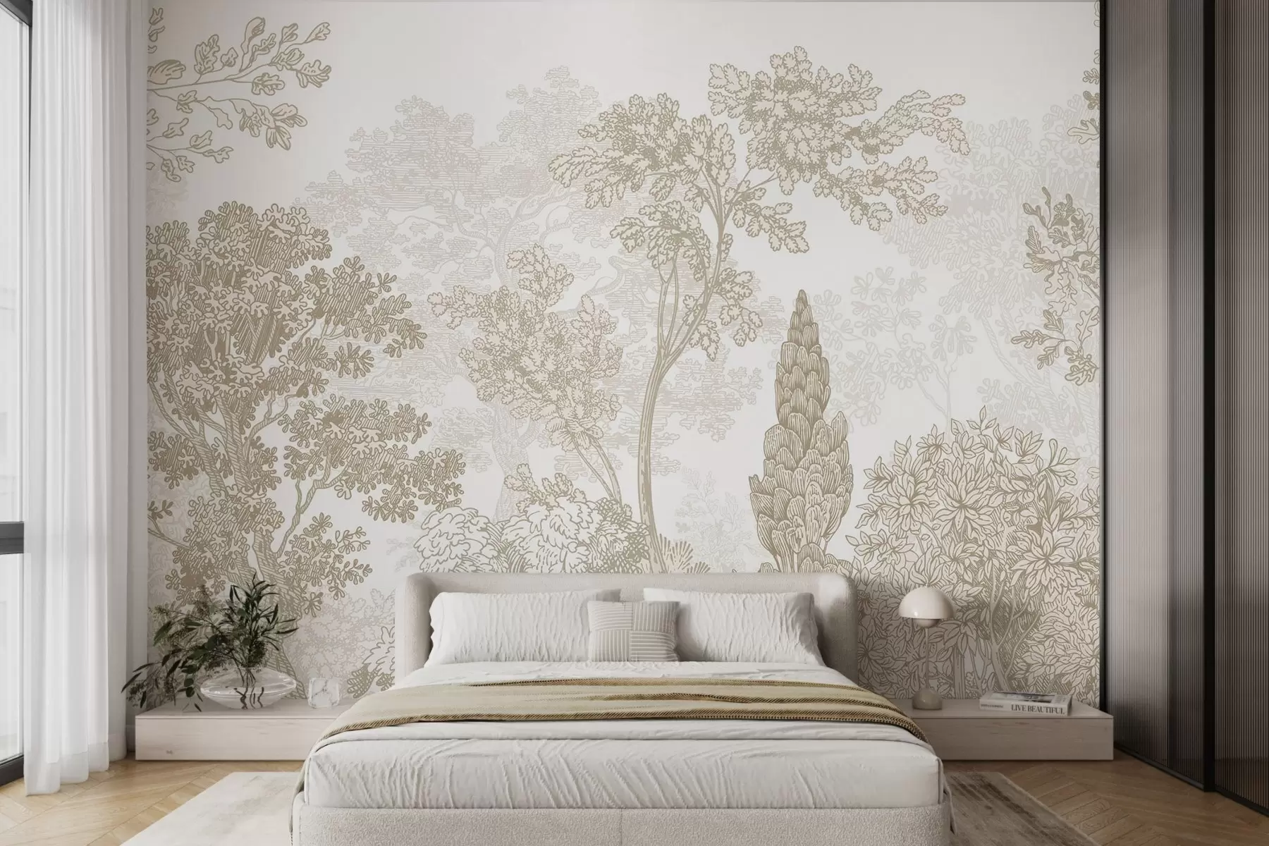 murales de pared Árboles w04851v1