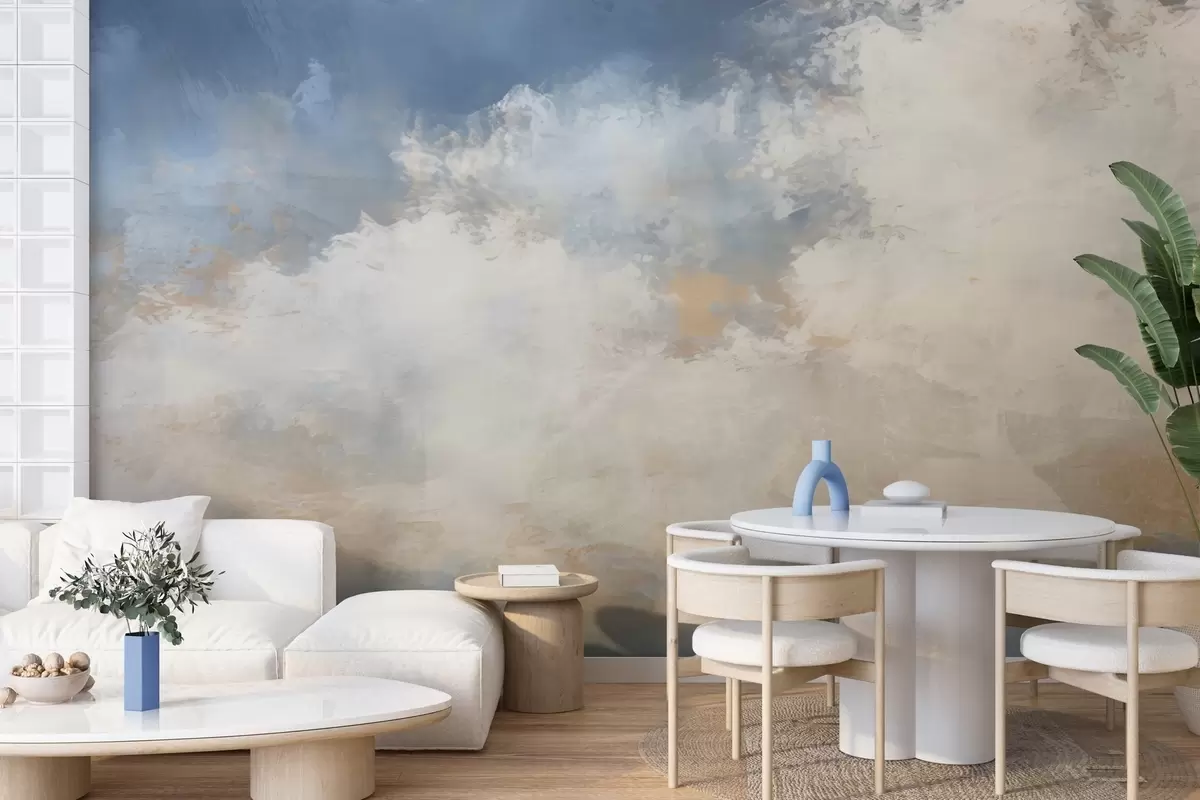 Murales de pared Imagen abstracta de nubes en estilo loft w04841 murales de pared Imagen abstracta de nubes en estilo loft w04841