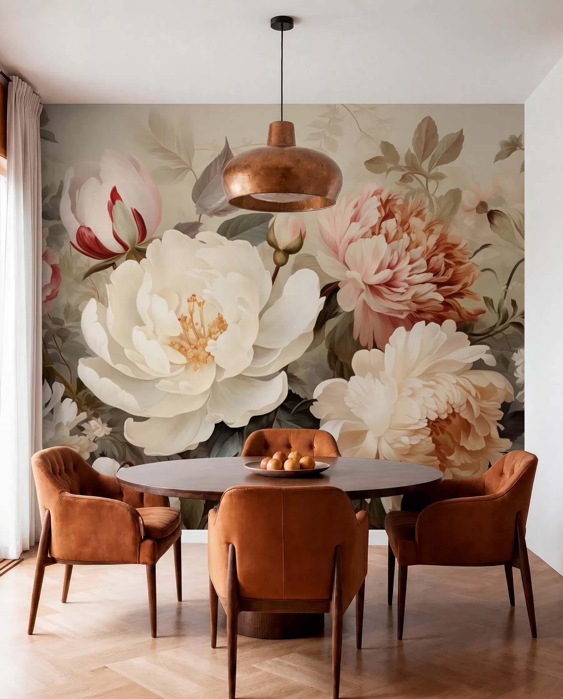 murales de pared Ramo en rosa w09350