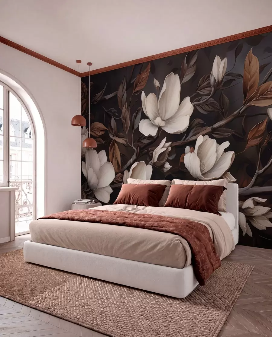 murales de pared Elegante rama de árbol w04950
