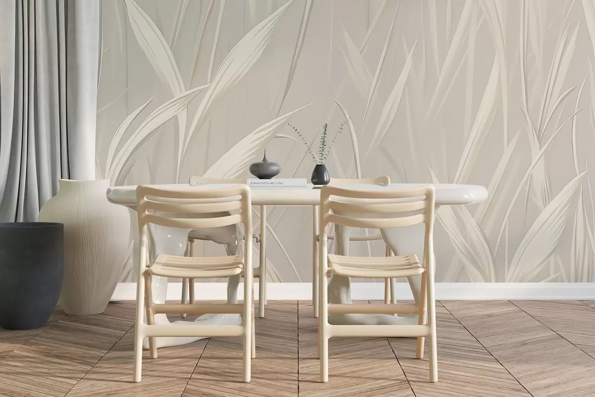 murales de pared Hierba abstracta w04915