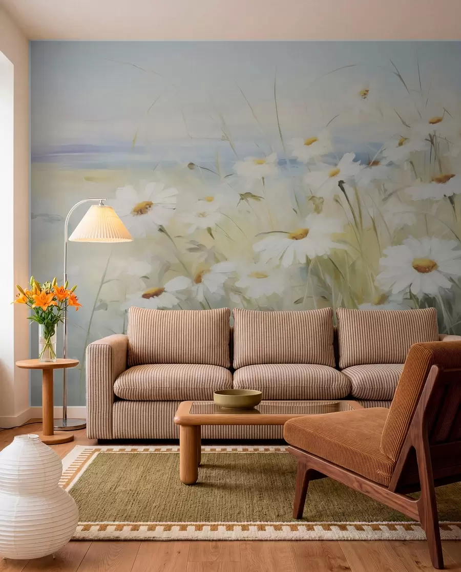murales de pared Campo de flores w05035