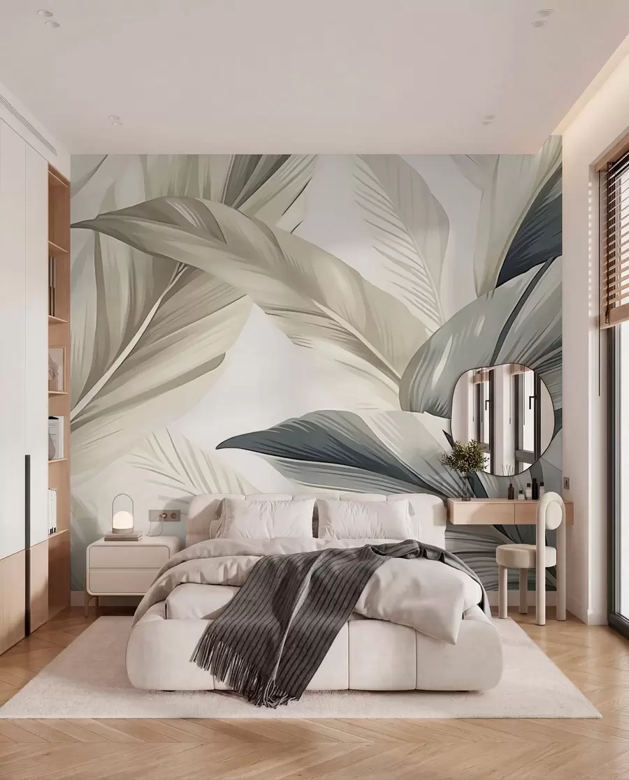 murales de pared Hojas de plátano w04988