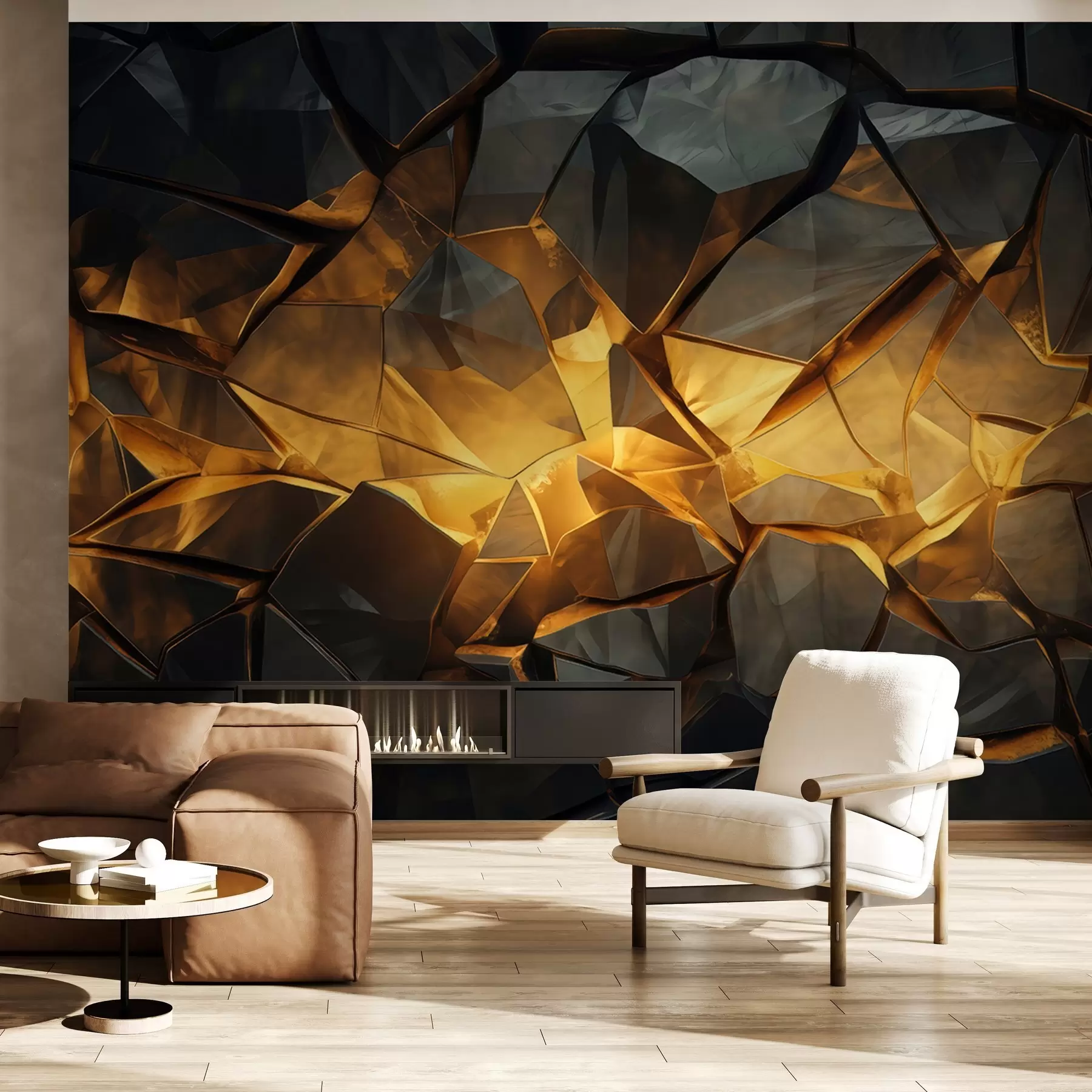 murales de pared Imitacione de piedra acuarela w05045