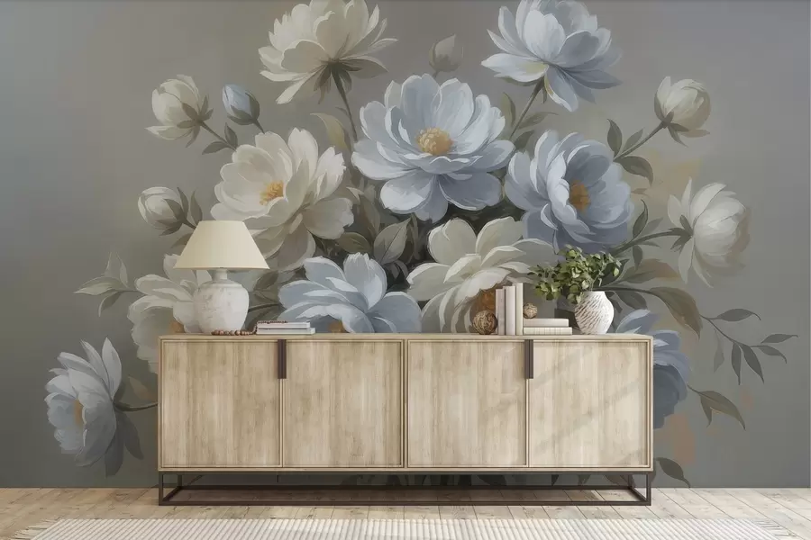 murales de pared Delicado ramo de flores w05049