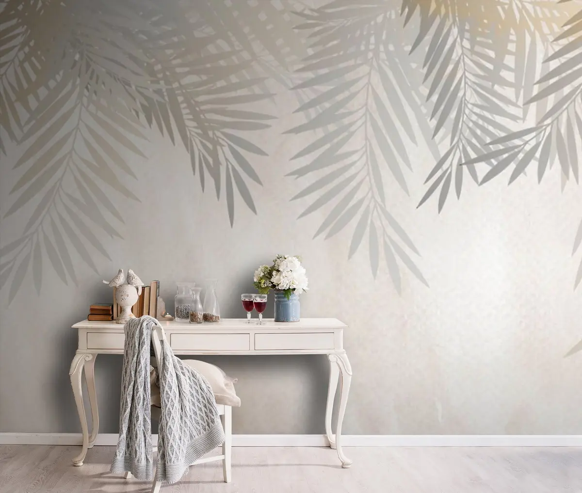 murales de pared Hojas y calor del sol. u71457