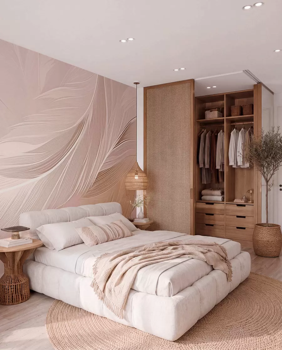 murales de pared Plumas w05104