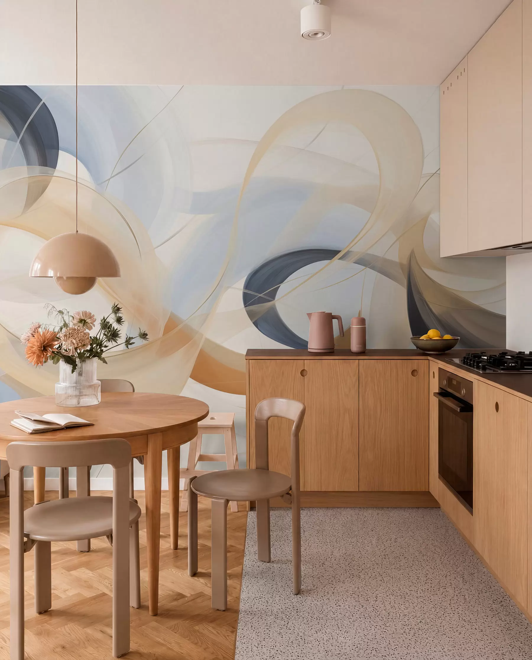 murales de pared Danza de cintas w05204