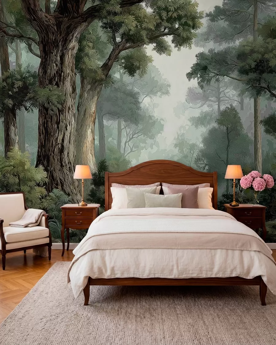 murales de pared Bosque caducifolio w05196