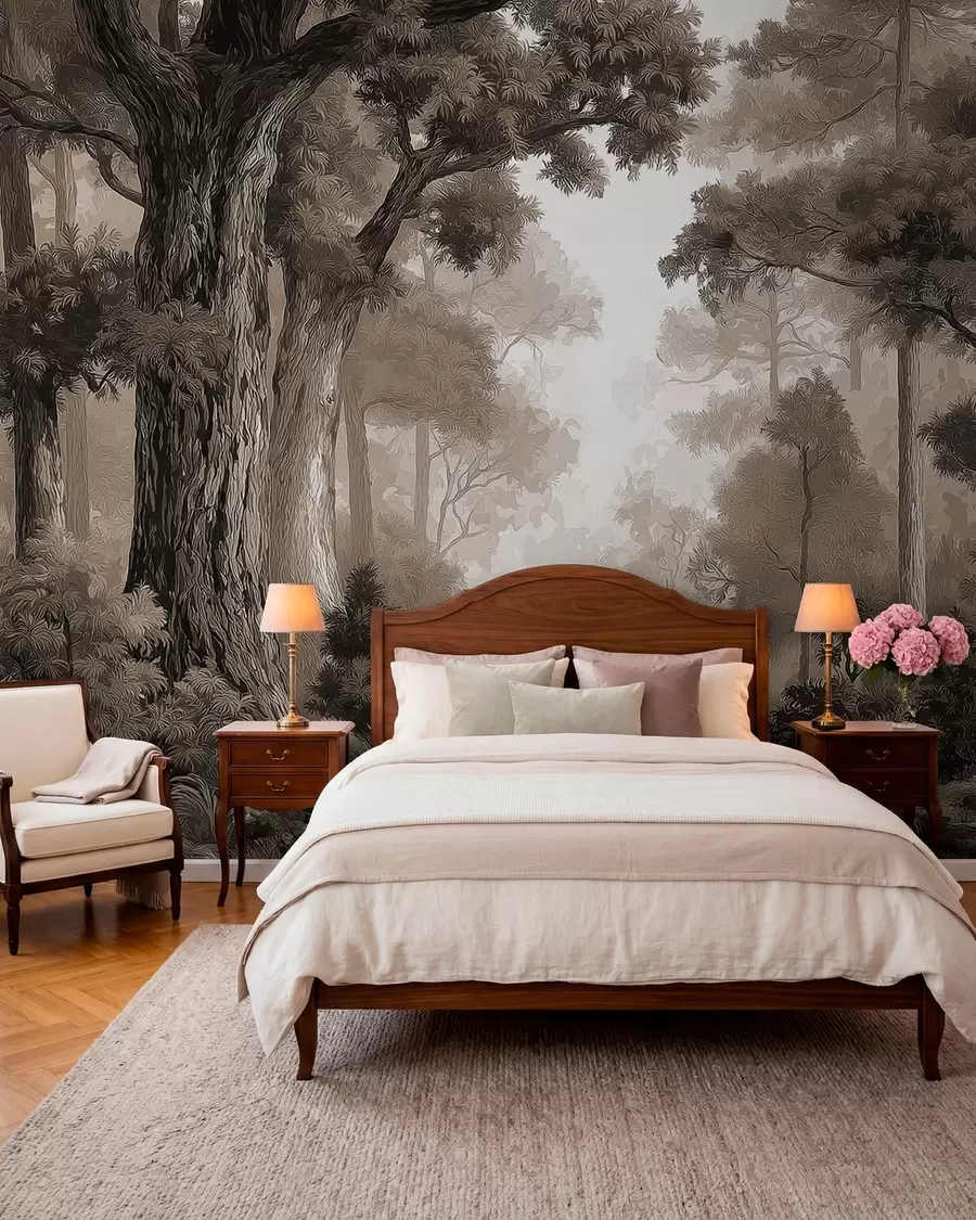 murales de pared Bosque caducifolio w05196v1