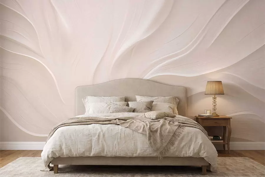 murales de pared Delicadas hojas translúcidas en una rama w05267