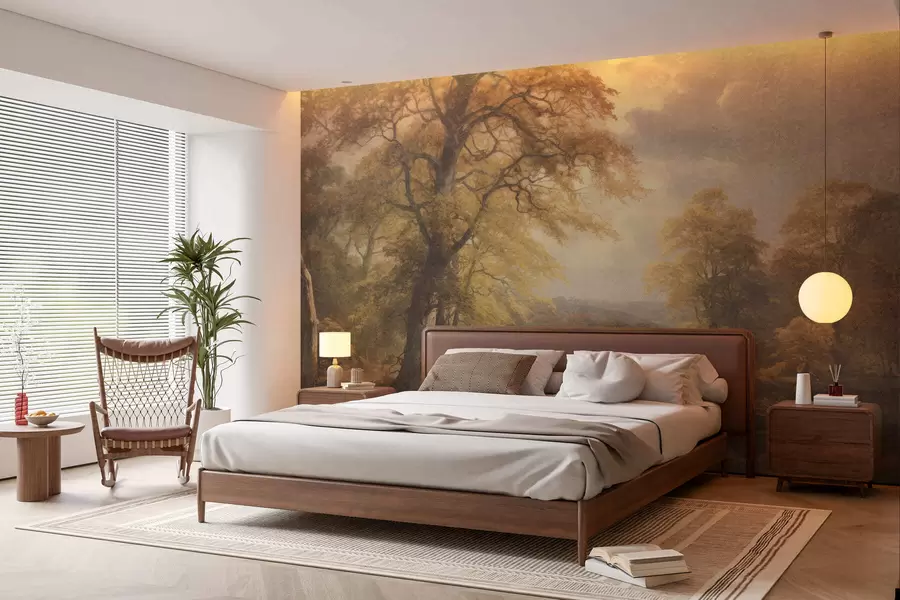 murales de pared Bosque antiguo w05447
