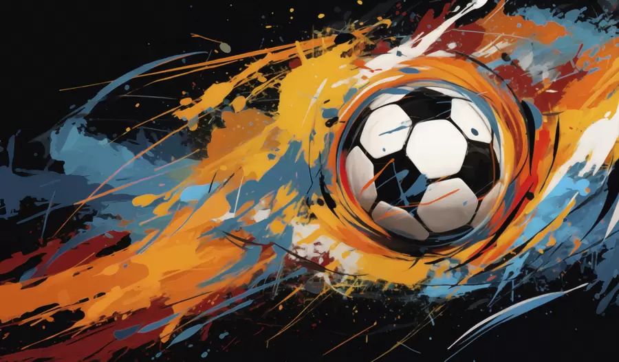 murales de pared Balón de fútbol w05460