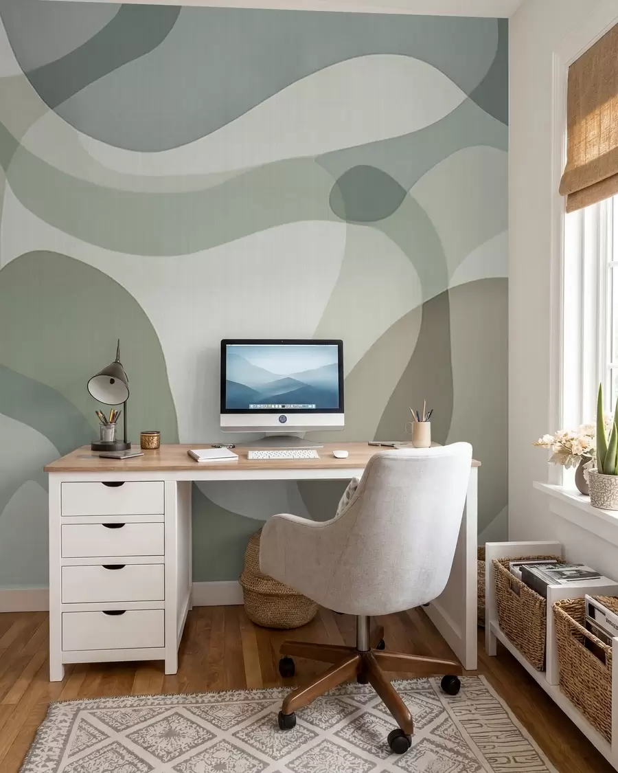murales de pared Líneas suaves w05479
