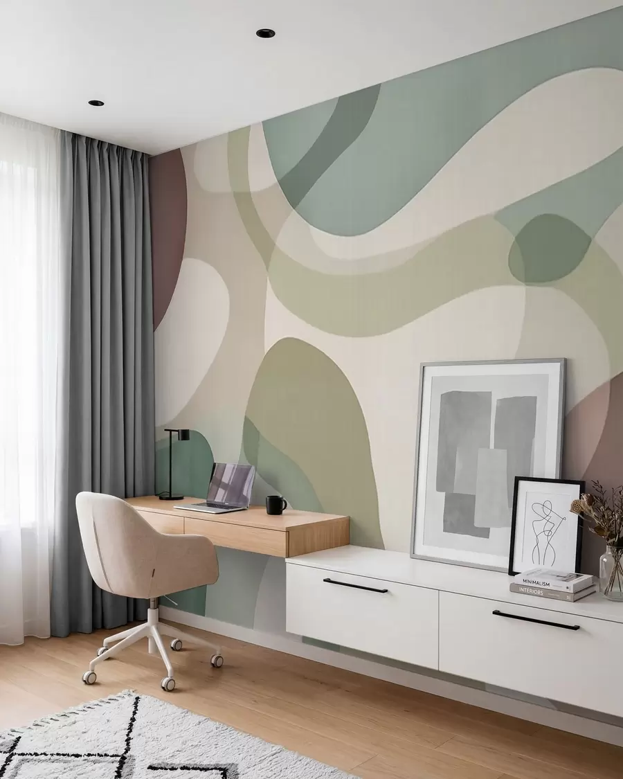 murales de pared Líneas suaves w05479v1