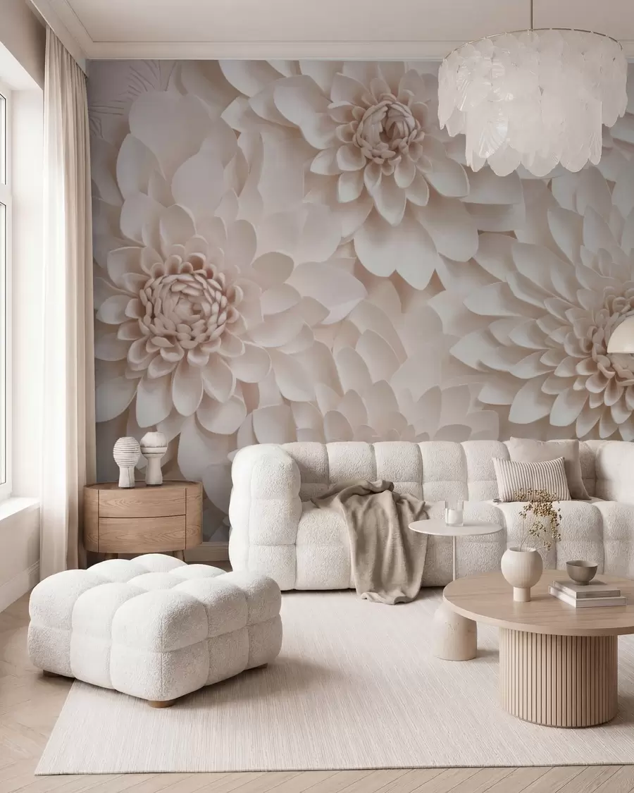 murales de pared Flores grandes w05483