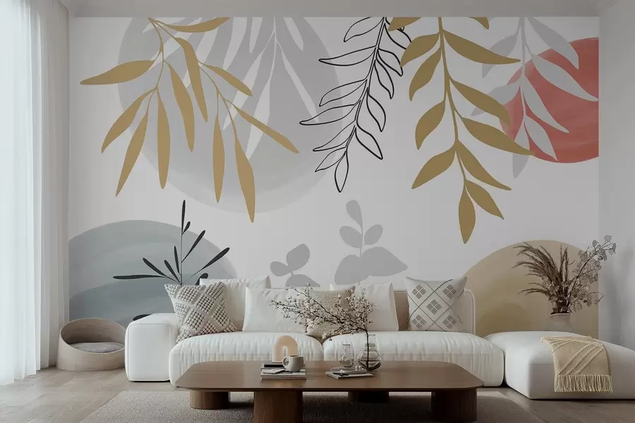 murales de pared Vegetación abstracta w05506v1