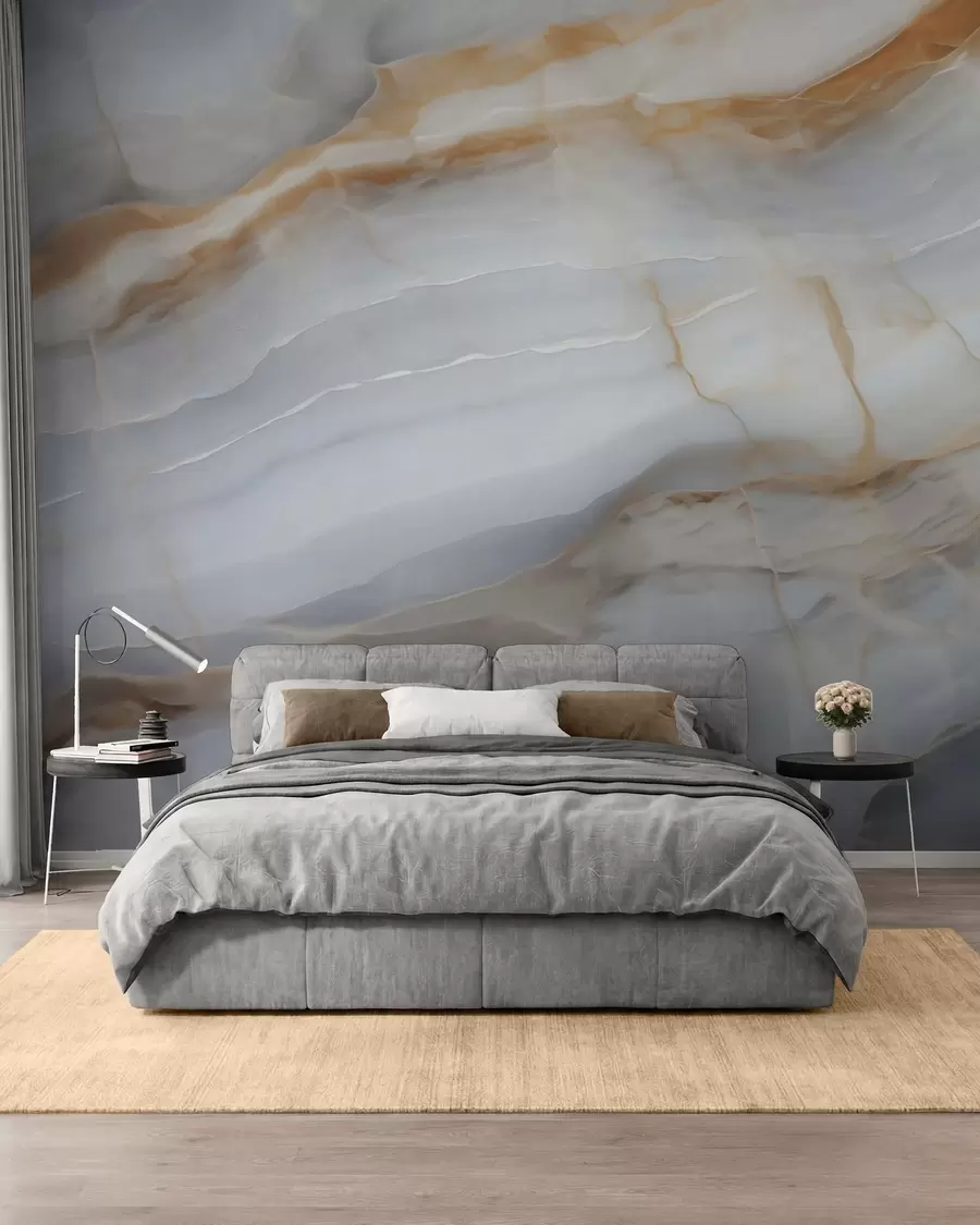 murales de pared Imitación de un patrón abstracto con textura de mármol w05590