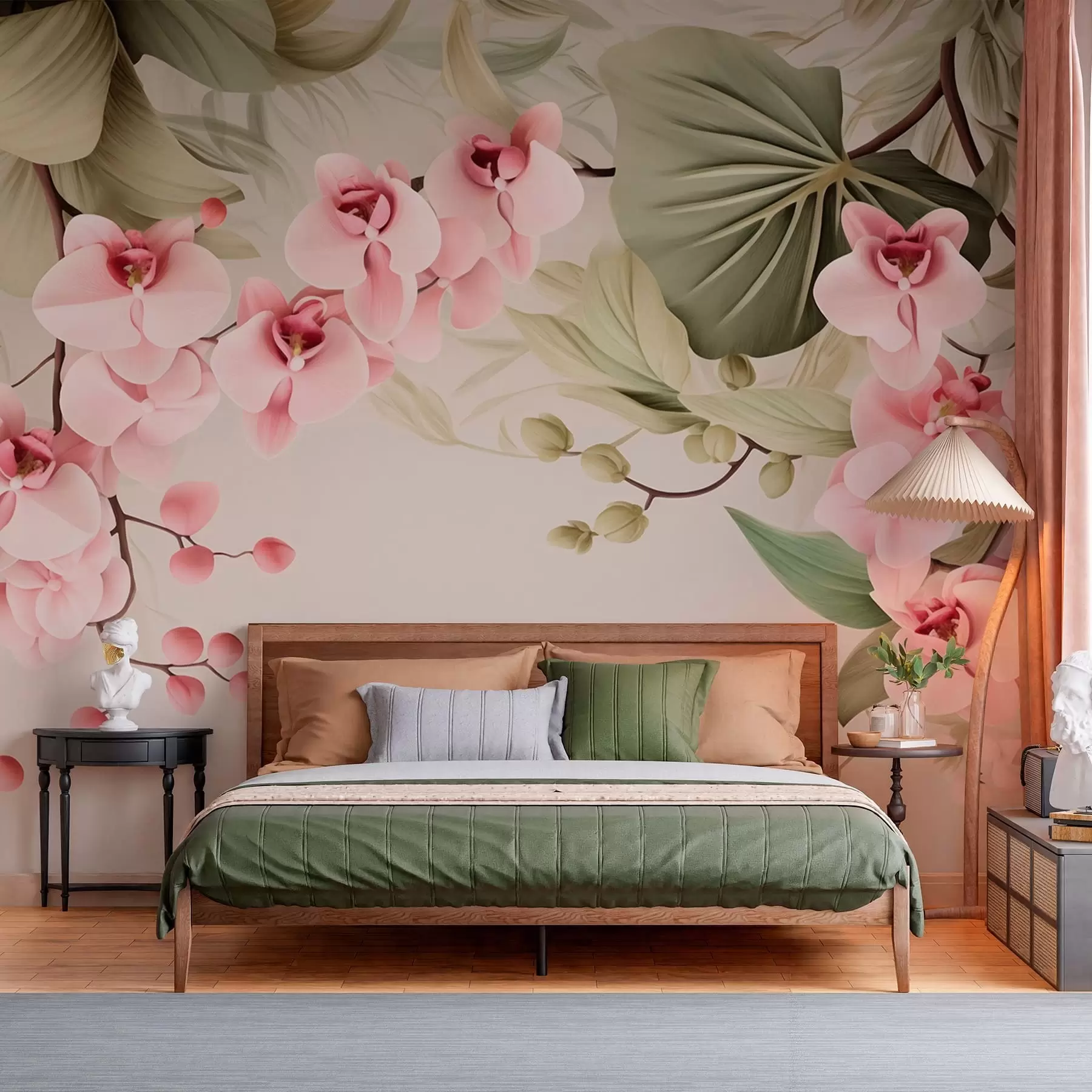murales de pared Orquídeas, plantas colgantes w05619