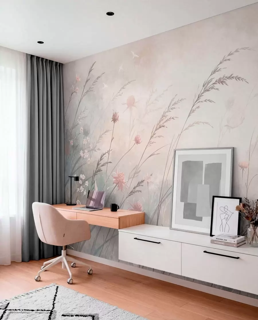 murales de pared Prado en luz crema w05538v2
