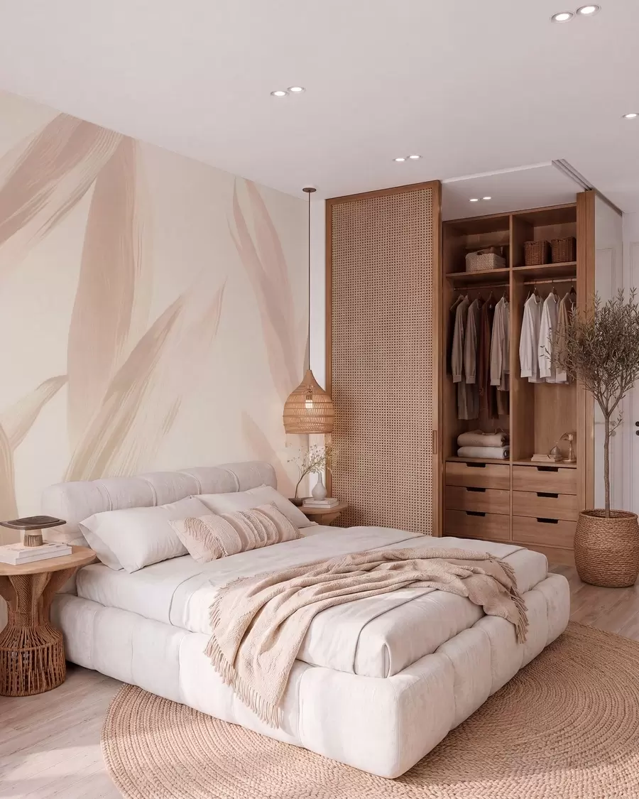 murales de pared Hojas puntiagudas w05680