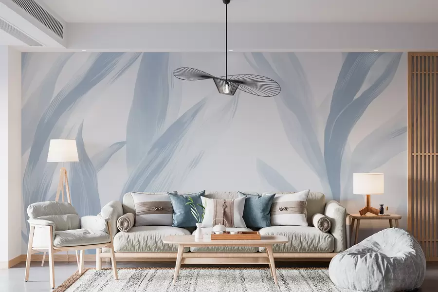 murales de pared Hojas puntiagudas w05680v1