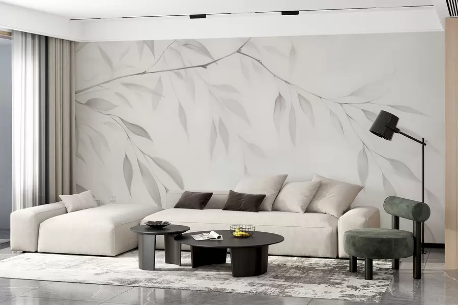 murales de pared Una rama de árbol w05682