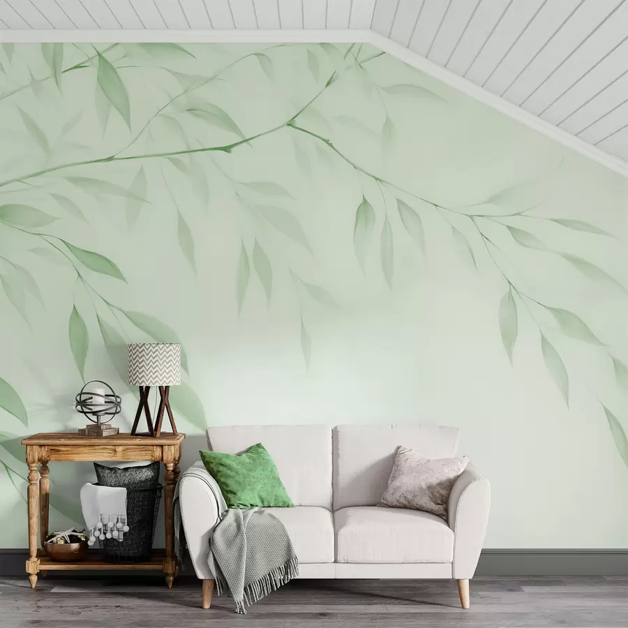murales de pared Una rama de árbol w05682v3
