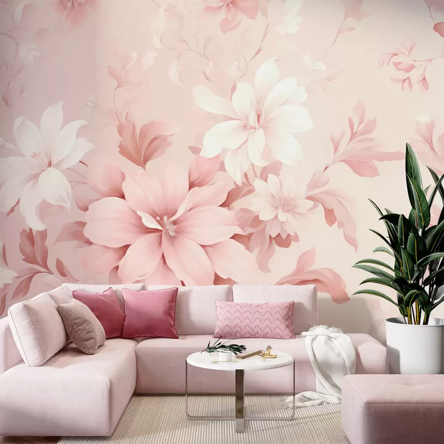 murales de pared Flores clásicas w05437