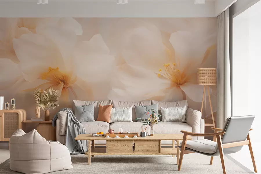 murales de pared Flores grandes w05615