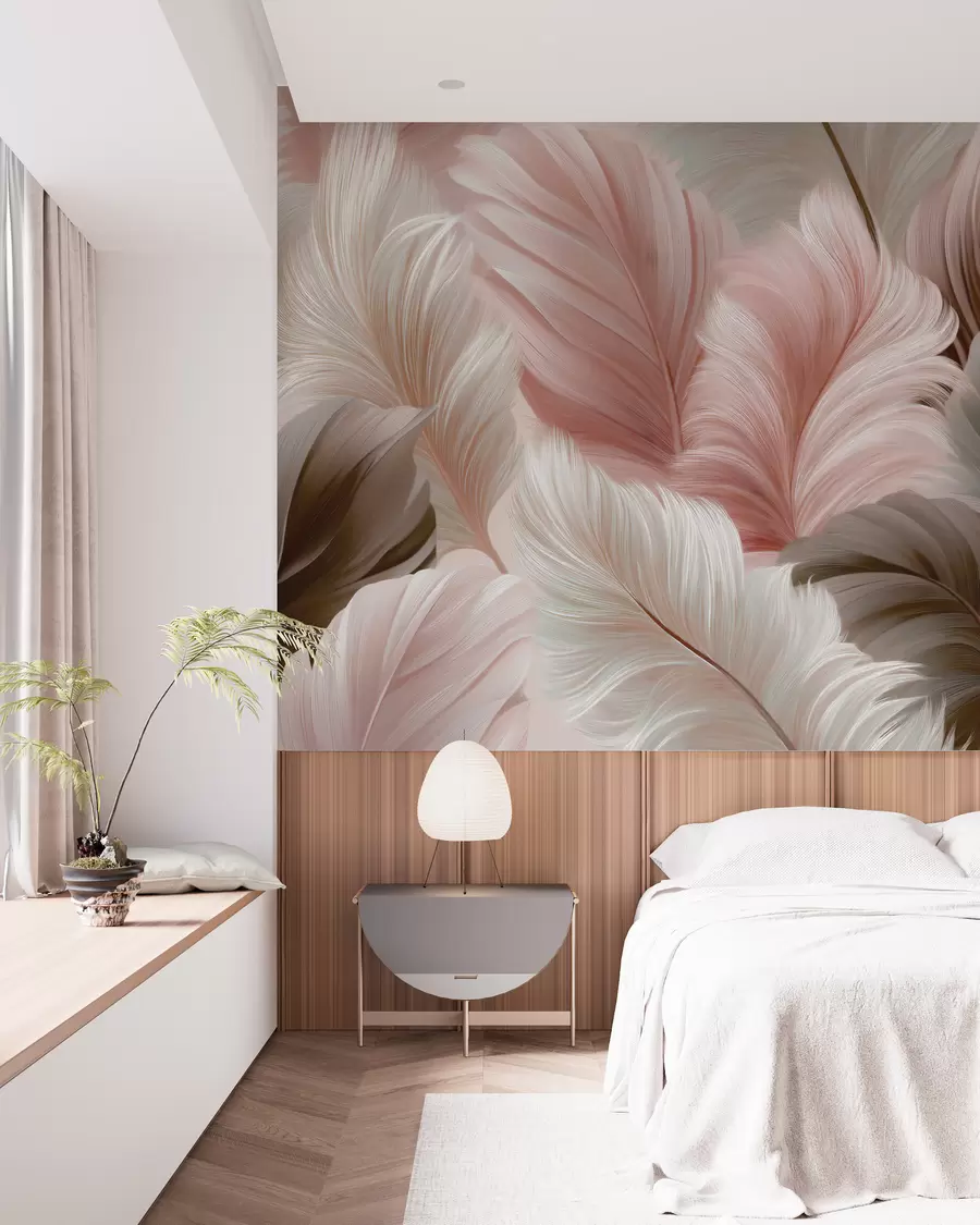 murales de pared Plumas w05743