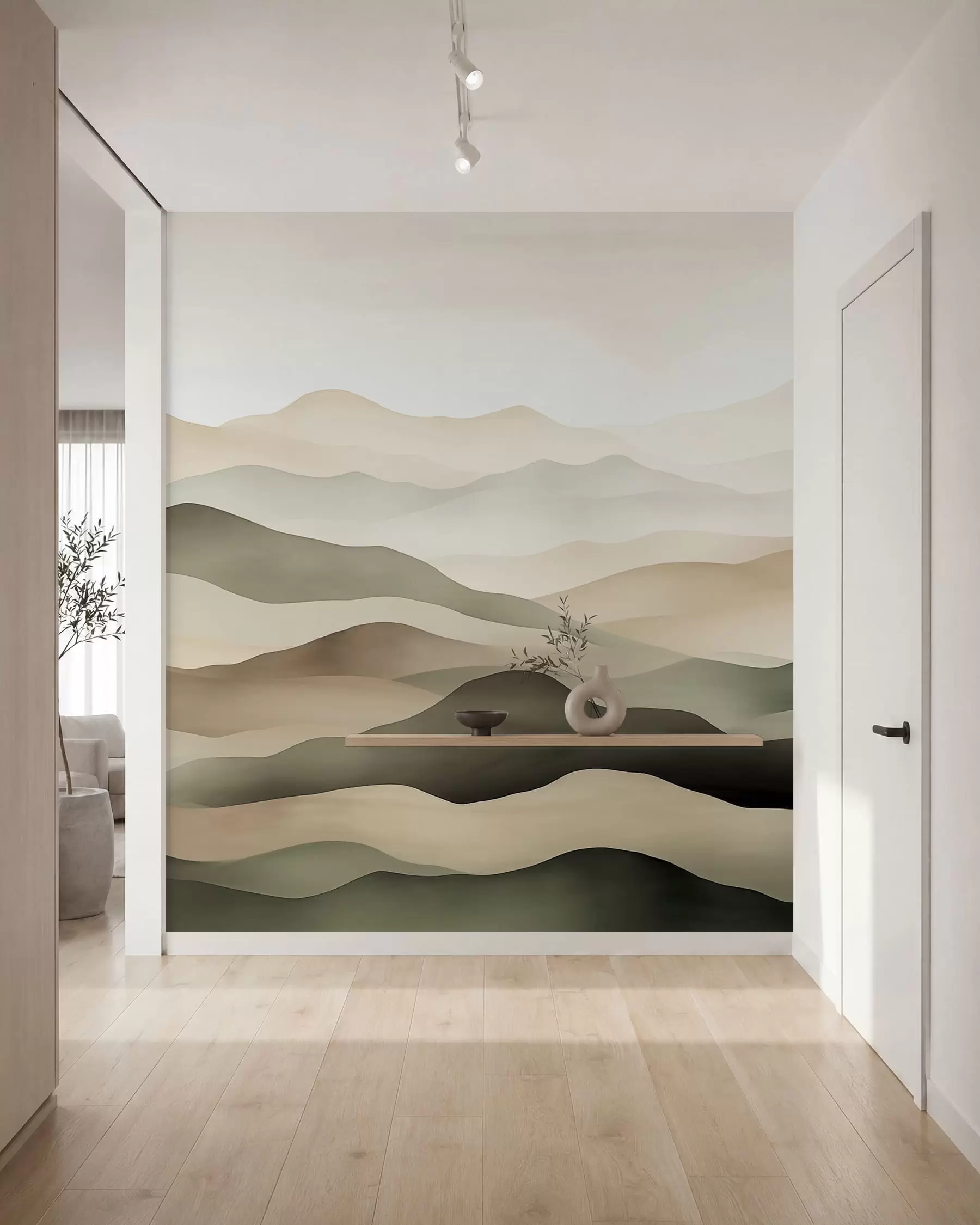 murales de pared Horizontes brumosos w09971