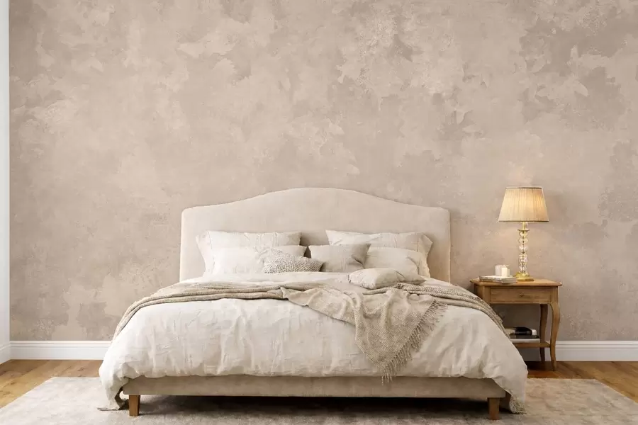 murales de pared Textura en un tono beige almendra cálido con suaves transiciones tonales naturales w05814