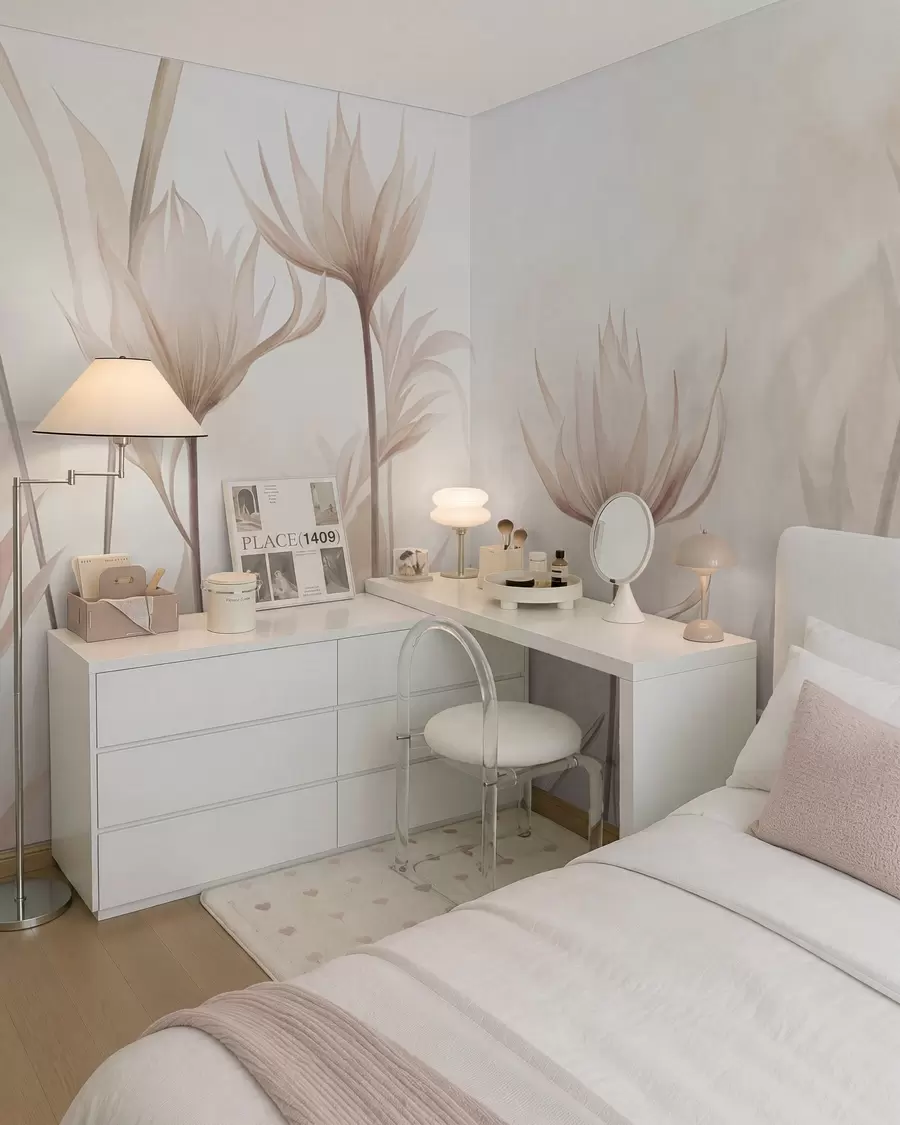 murales de pared Flores esbeltas w10028