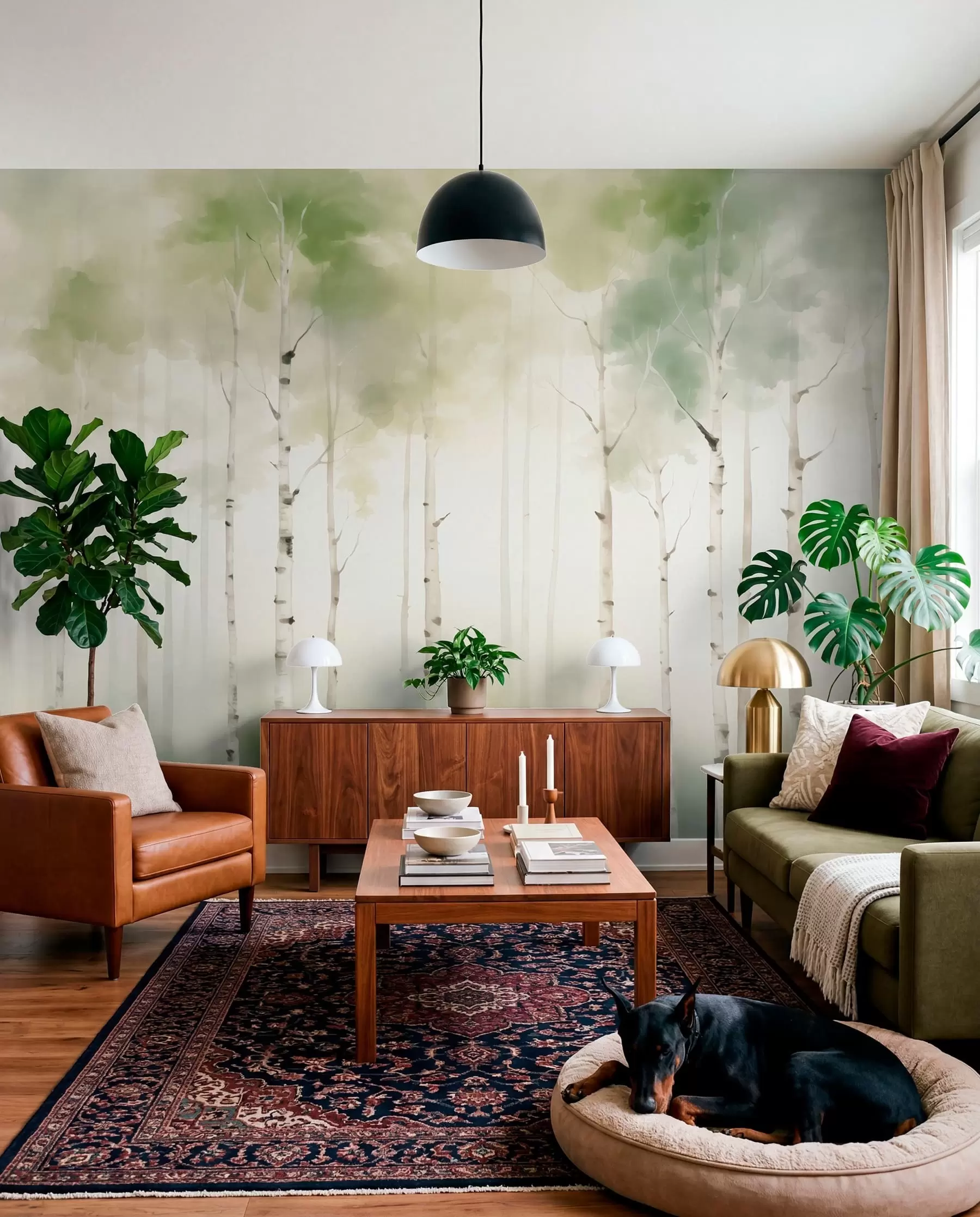murales de pared Abedules w05676