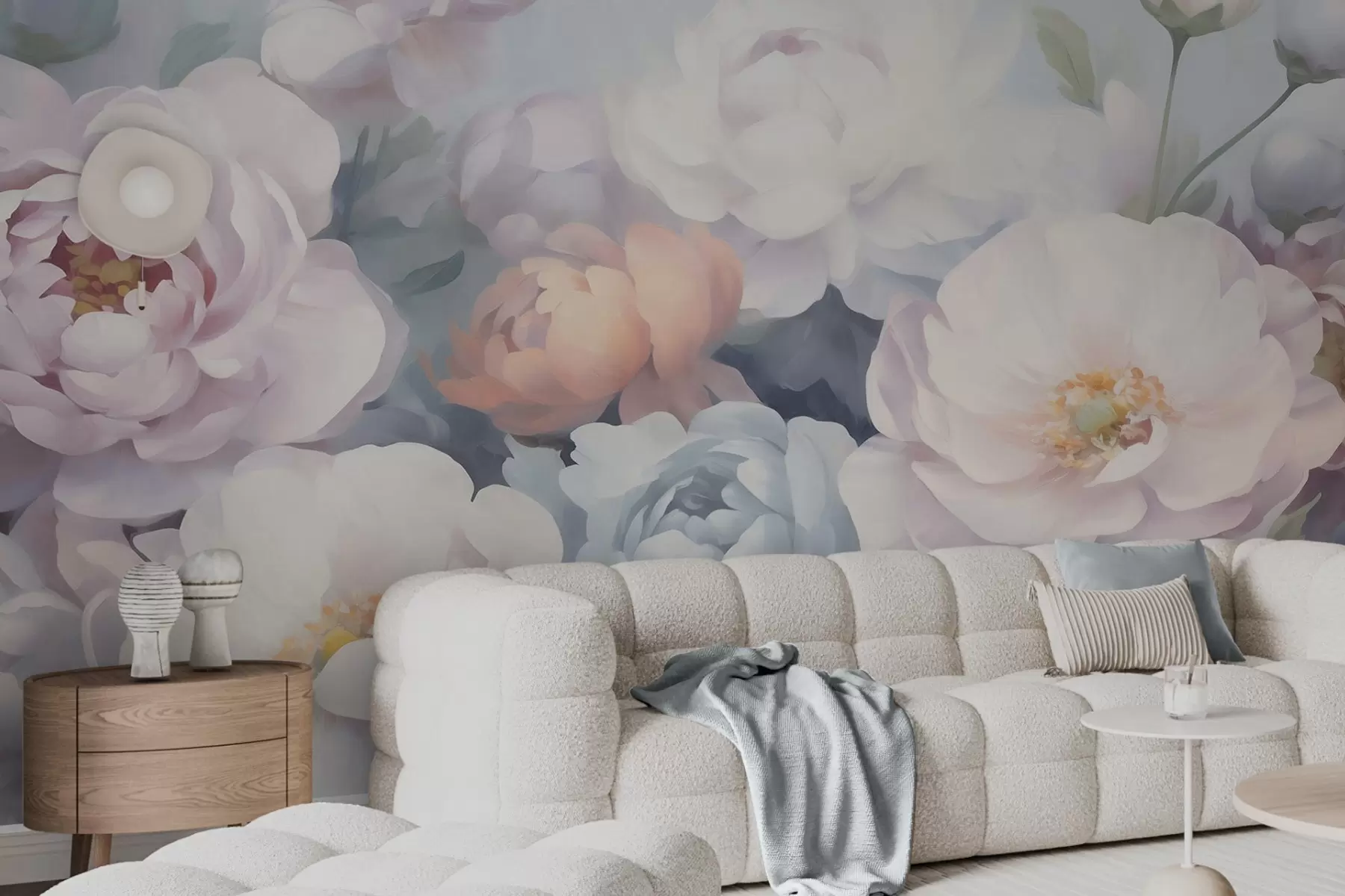 murales de pared flores abstractas w05674