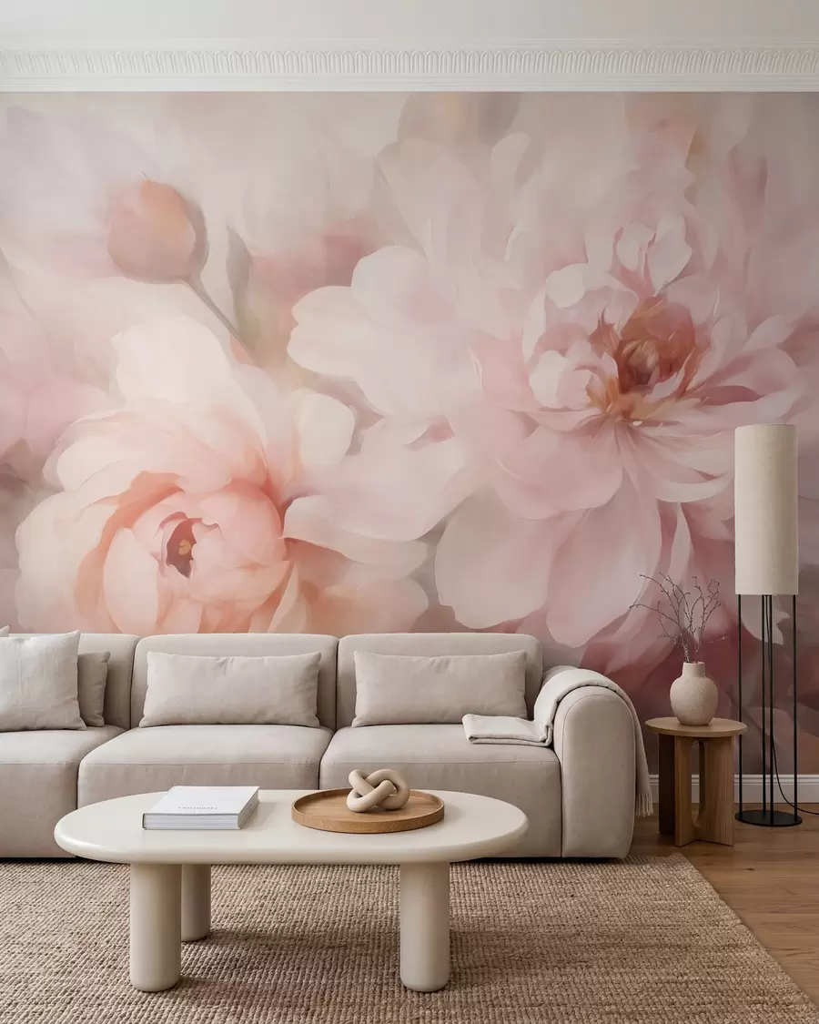 murales de pared flores abstractas w05591