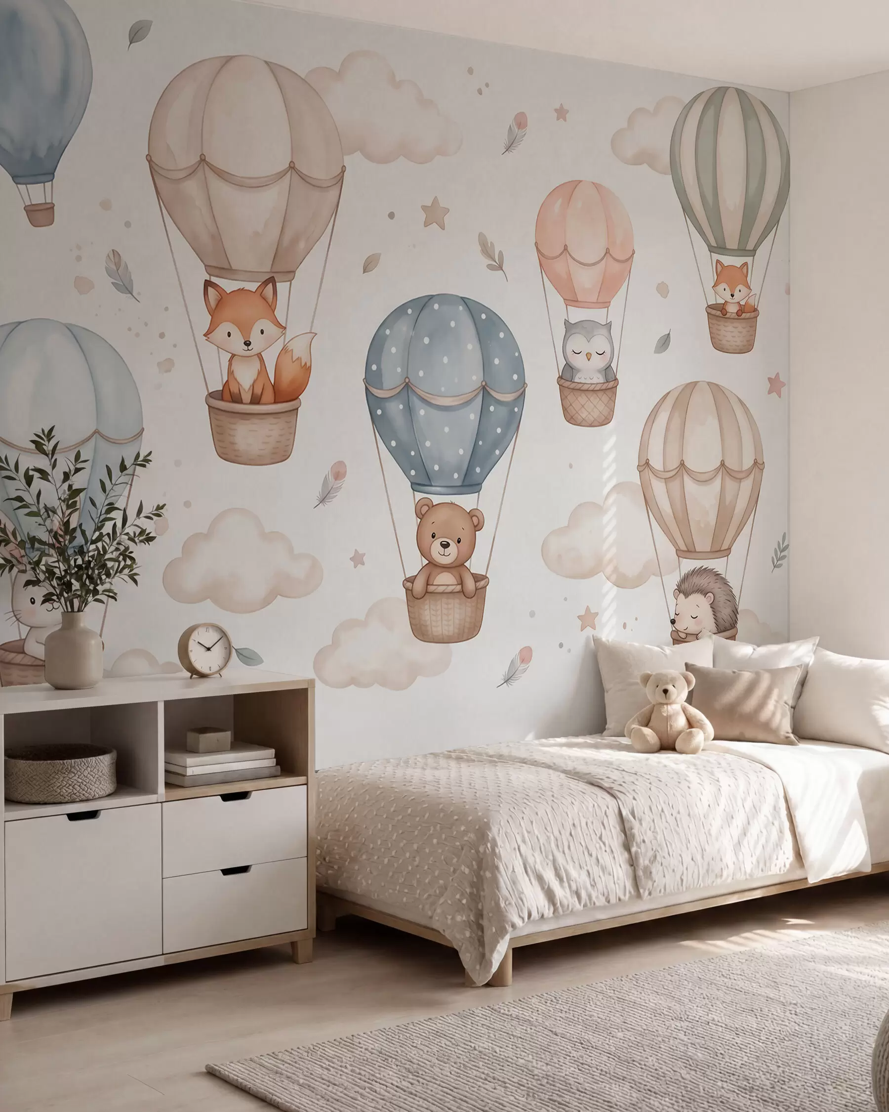 murales de pared Amigos en globo w10001