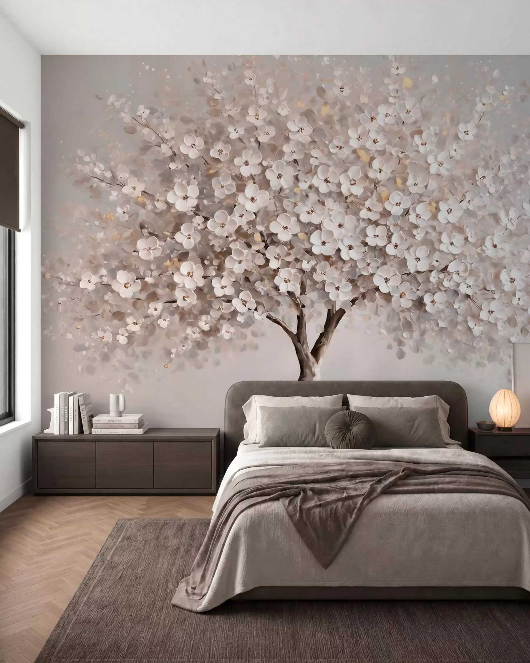 murales de pared Bóveda de flores w10050