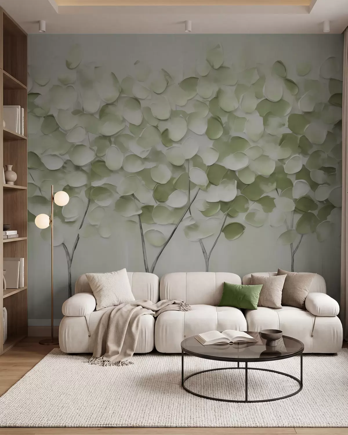 murales de pared Árboles estilizados, imitación de un cuadro w05942v1